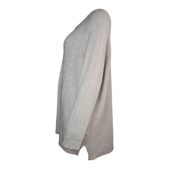 Evolution by Cyrus Sweater Womens Size 3X Milanya Cozy Soft Neutral Oatmeal - Picture 2 of 7